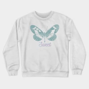 SWEET BUTTERFLY LOVE ASND PEACE Crewneck Sweatshirt